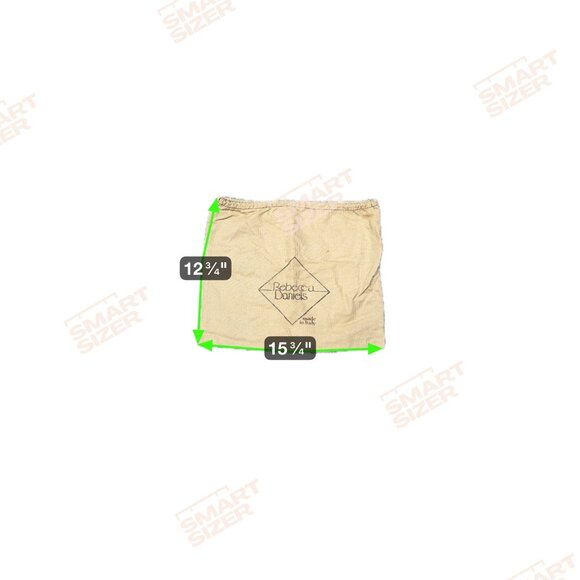 Rebecca Daniels Beige Dust Bag 15" X 12" Made In Italy Handbag Purse Accessory - Picture 4 of 4